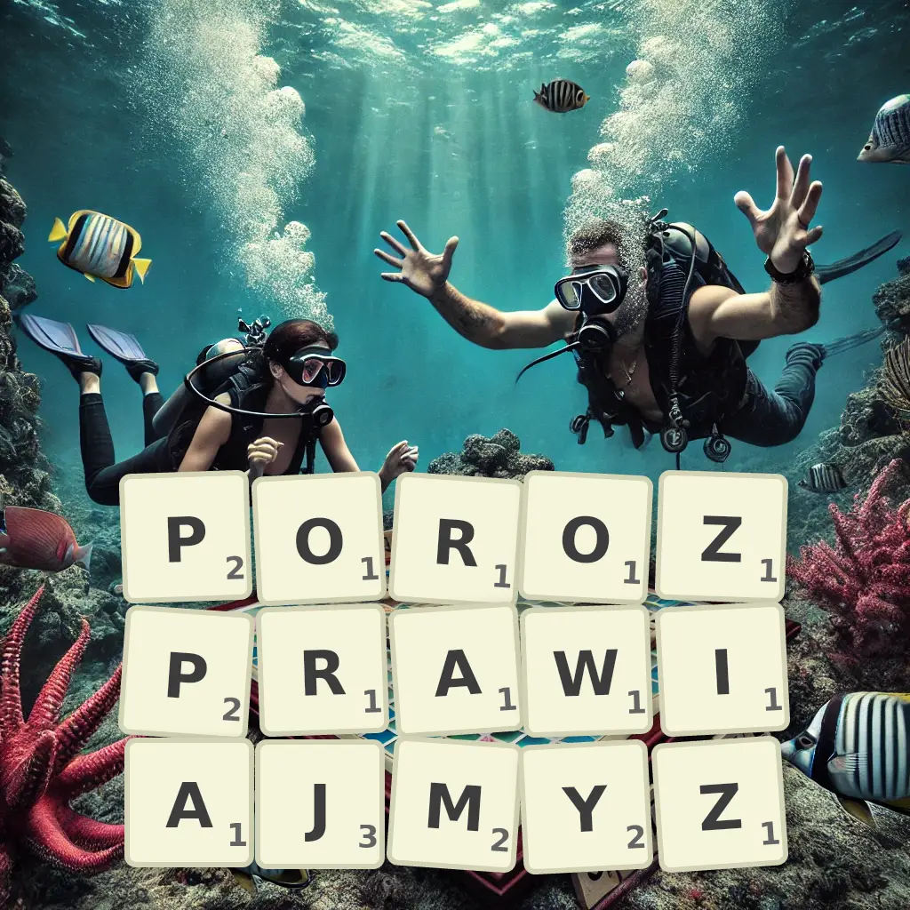 Słowa z liter POROZPRAWIAJMYŻ