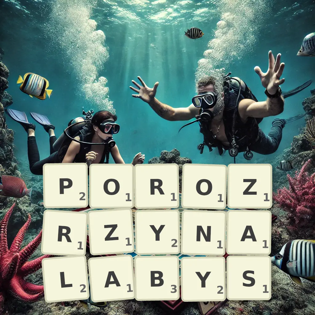 Słowa z liter POROZRZYNAŁABYŚ