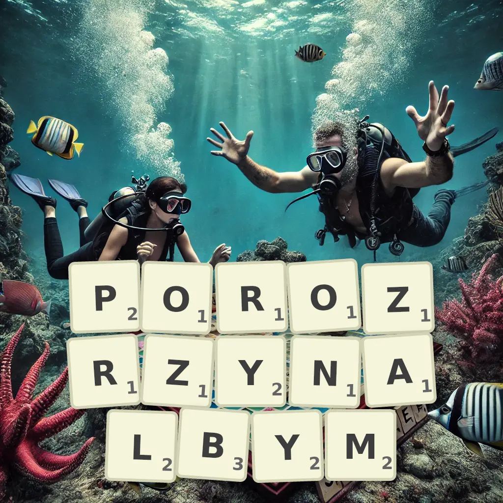 Słowa z liter POROZRZYNAŁBYM
