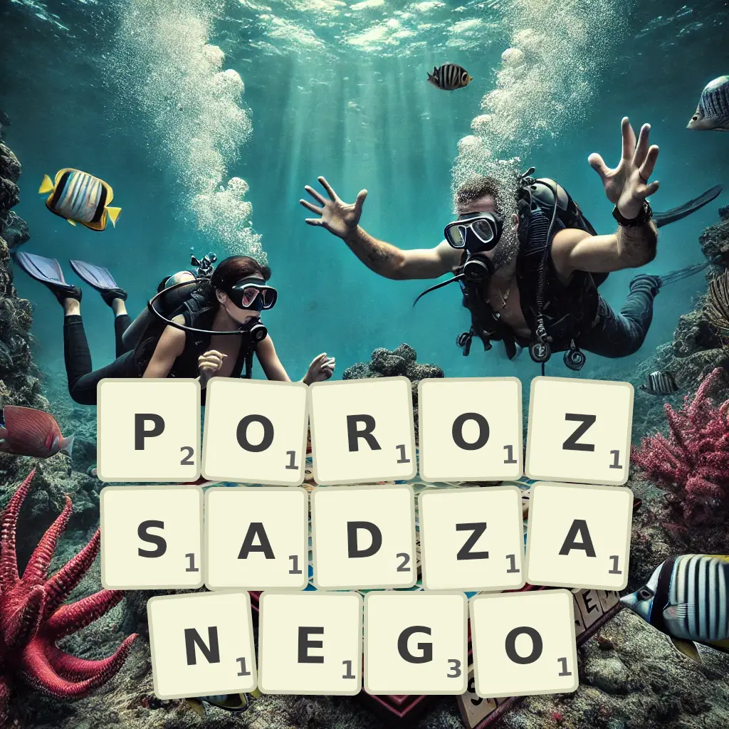 Słowa z liter POROZSADZANEGO