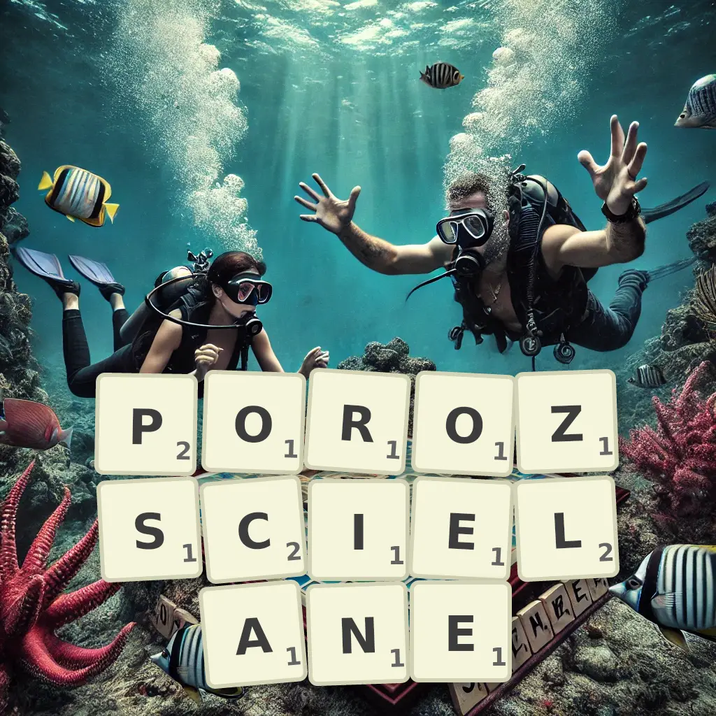 Słowa z liter POROZŚCIELANE