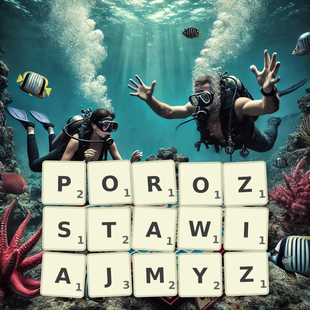 Słowa z liter POROZSTAWIAJMYŻ