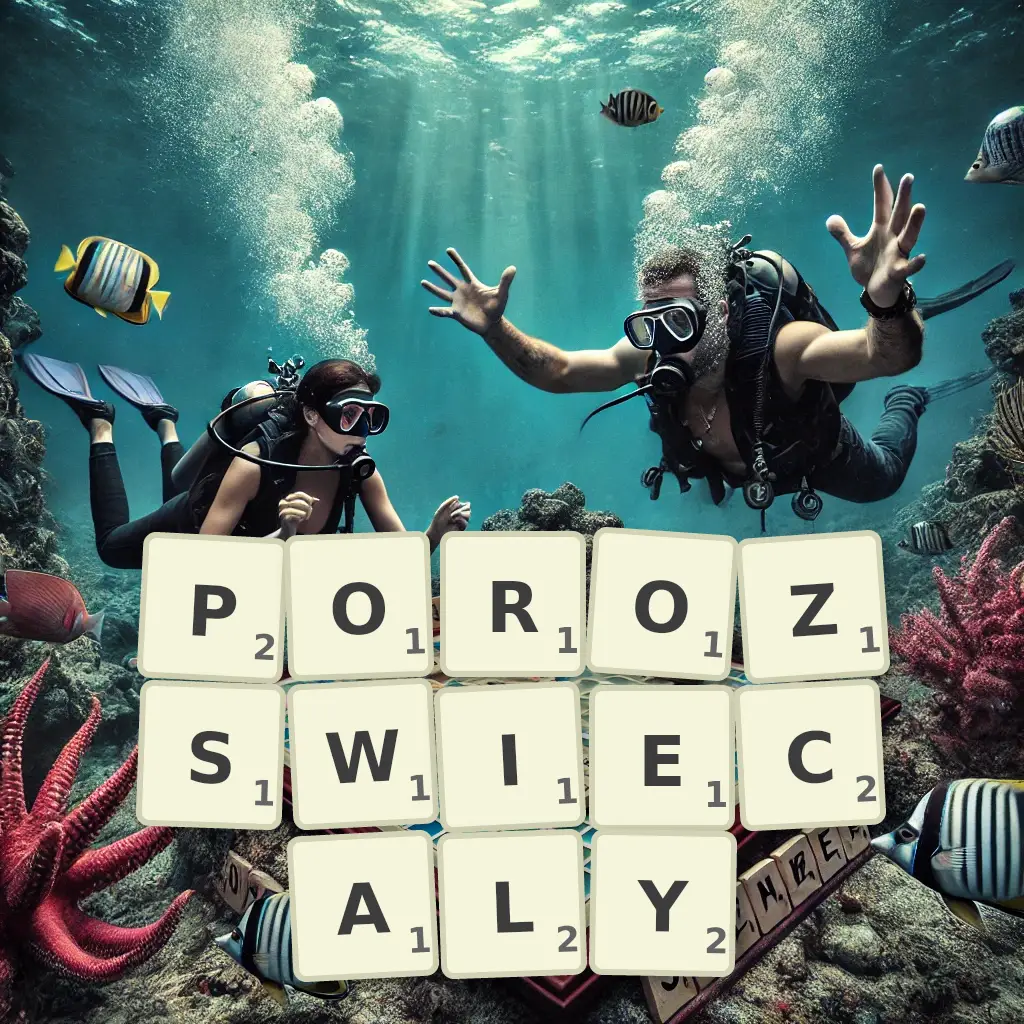 Słowa z liter POROZŚWIECAŁY