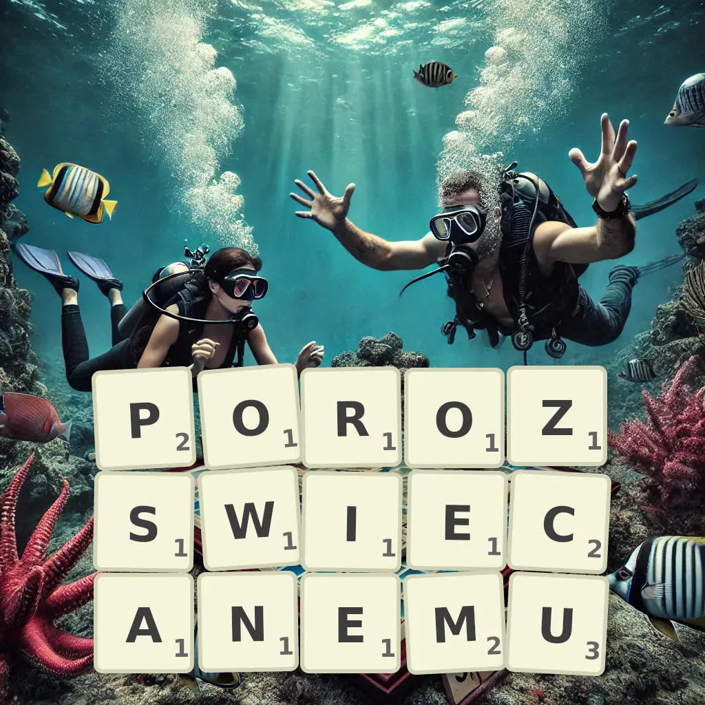 Lista słów z liter POROZŚWIECANEMU Słowa z liter POROZŚWIECANEMU