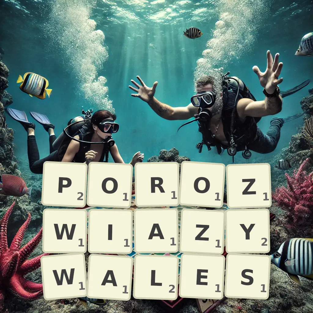 Słowa z liter POROZWIĄZYWAŁEŚ