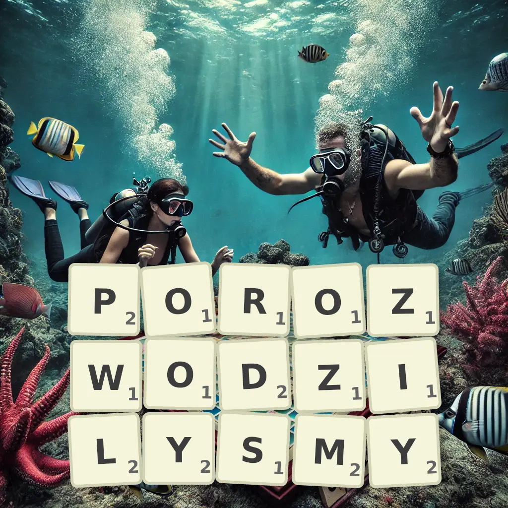 Lista słów z liter POROZWODZIŁYŚMY Słowa z liter POROZWODZIŁYŚMY