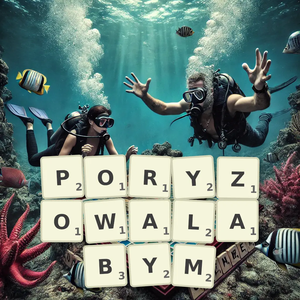 Słowa z liter PORYZOWAŁABYM