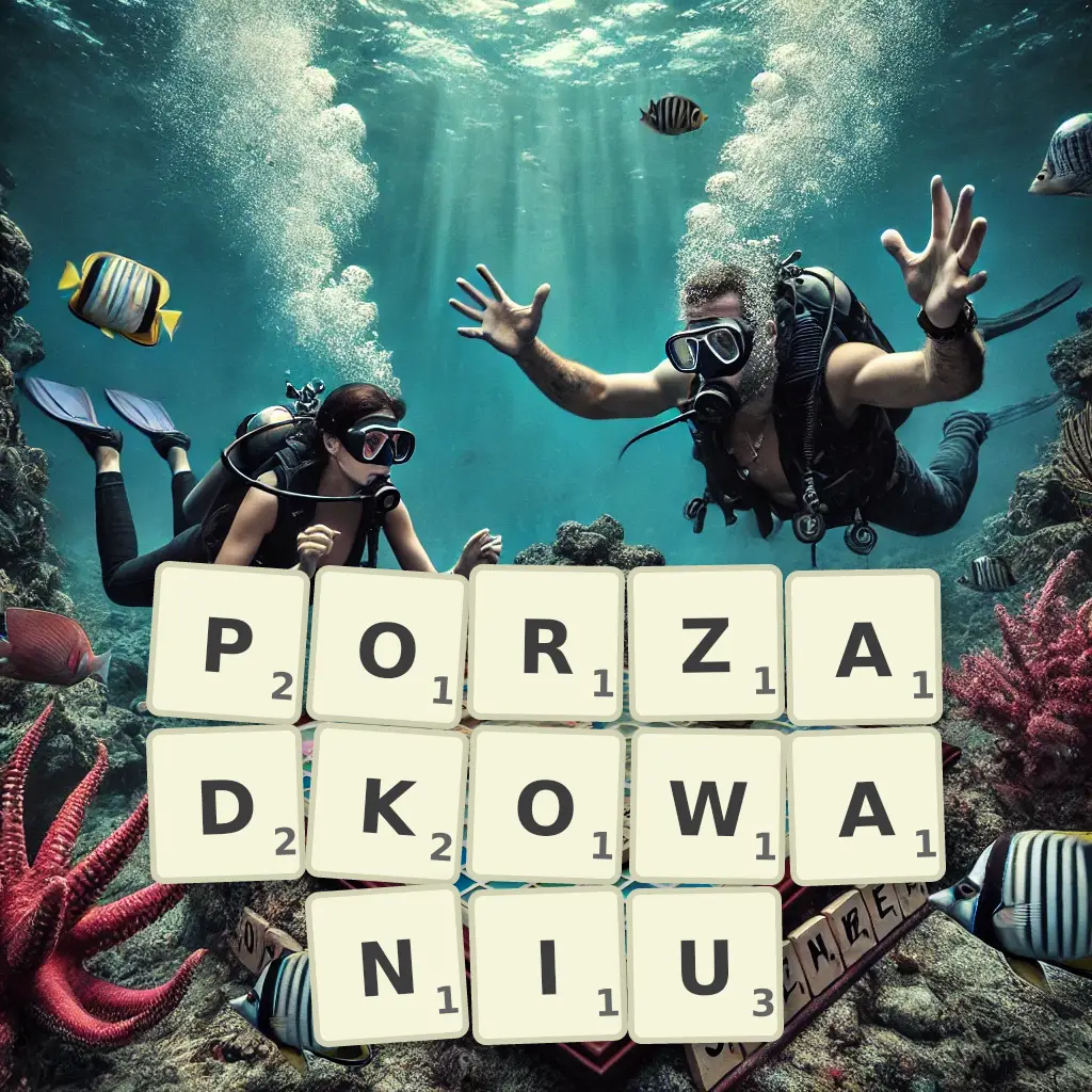 Słowa z liter PORZĄDKOWANIU