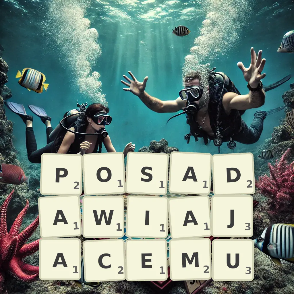 Słowa z liter POSADAWIAJĄCEMU