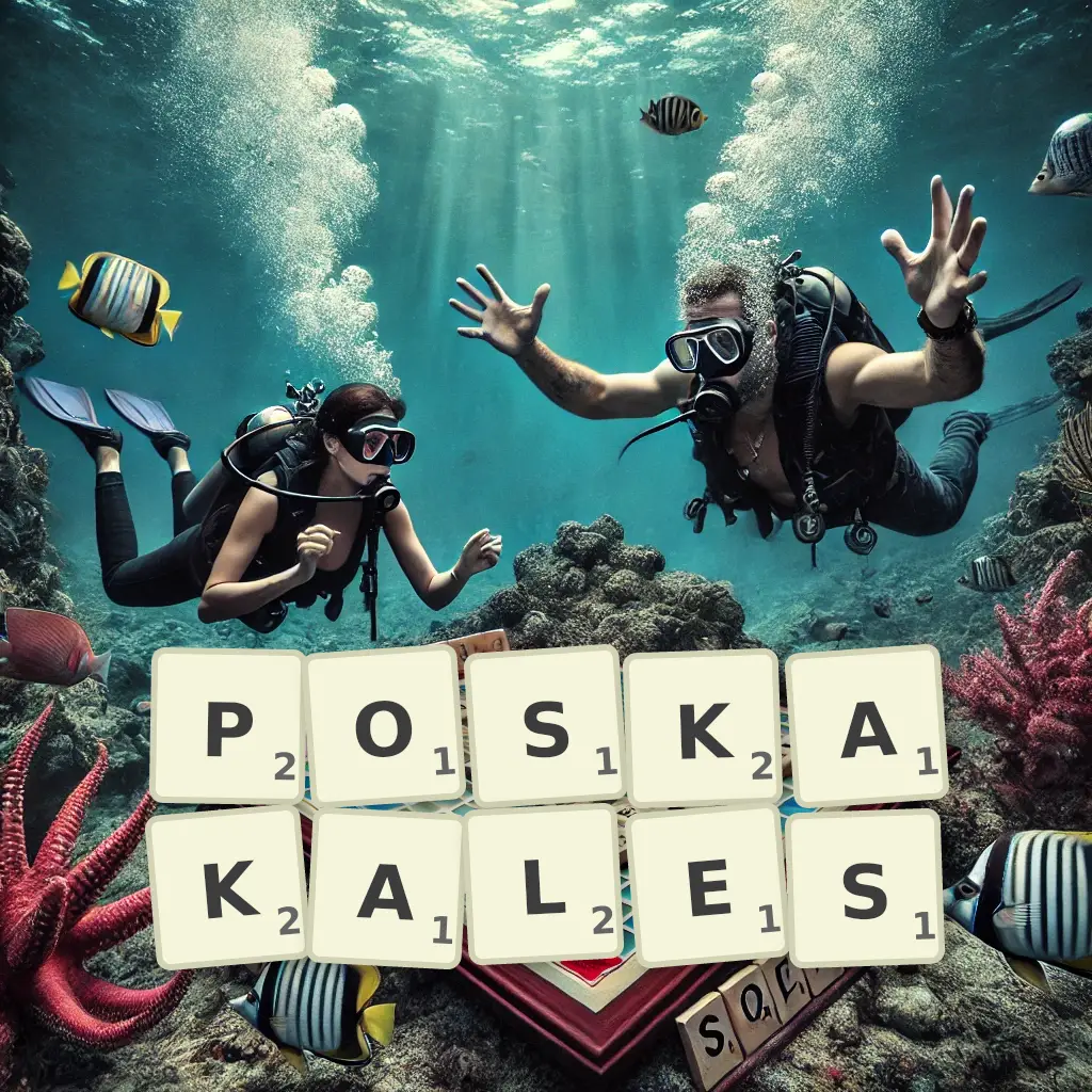 Słowa z liter POSKAKAŁEŚ