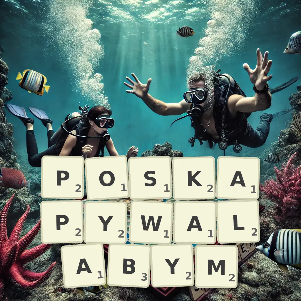 Słowa z liter POSKAPYWAŁABYM