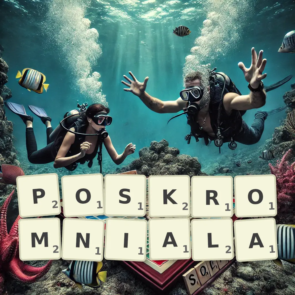 Słowa z liter POSKROMNIAŁA