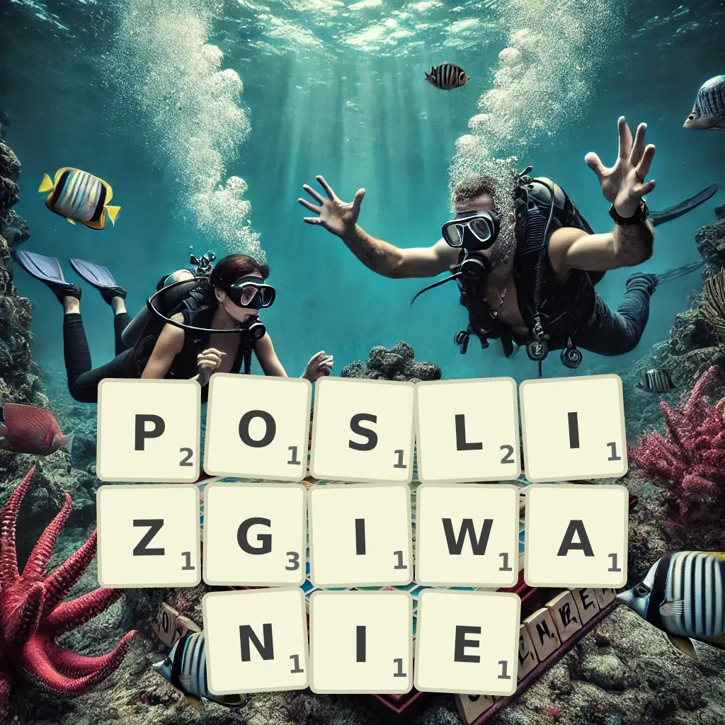 Lista słów z liter POŚLIZGIWANIE Słowa z liter POŚLIZGIWANIE