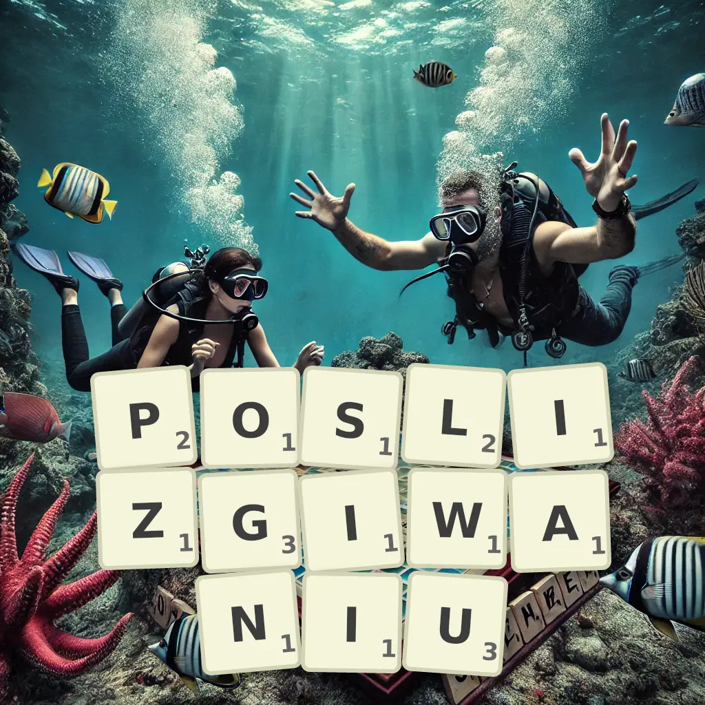 Słowa z liter POŚLIZGIWANIU