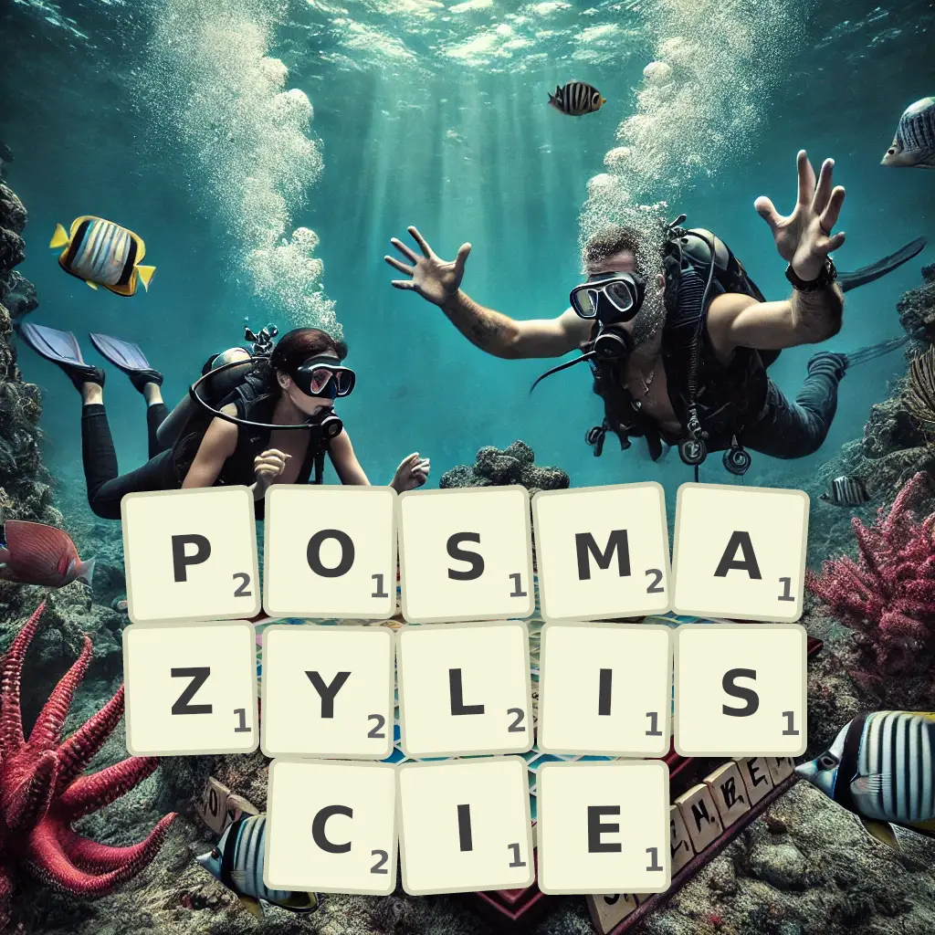 Słowa z liter POSMAŻYLIŚCIE