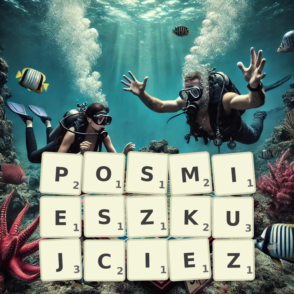 Słowa z liter POŚMIESZKUJCIEŻ