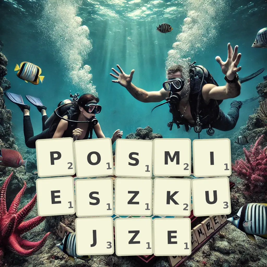 Słowa z liter POŚMIESZKUJŻE