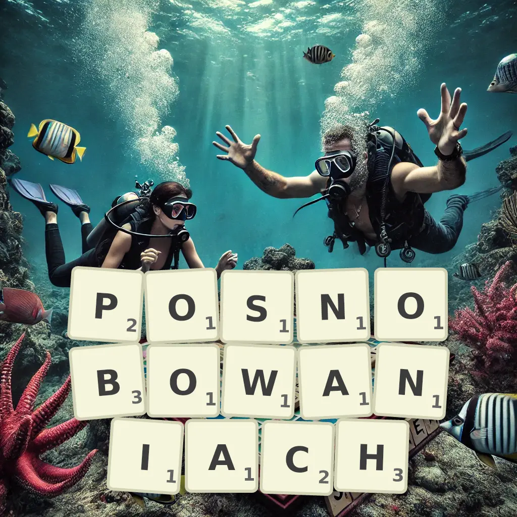 Lista słów z liter POSNOBOWANIACH Słowa z liter POSNOBOWANIACH