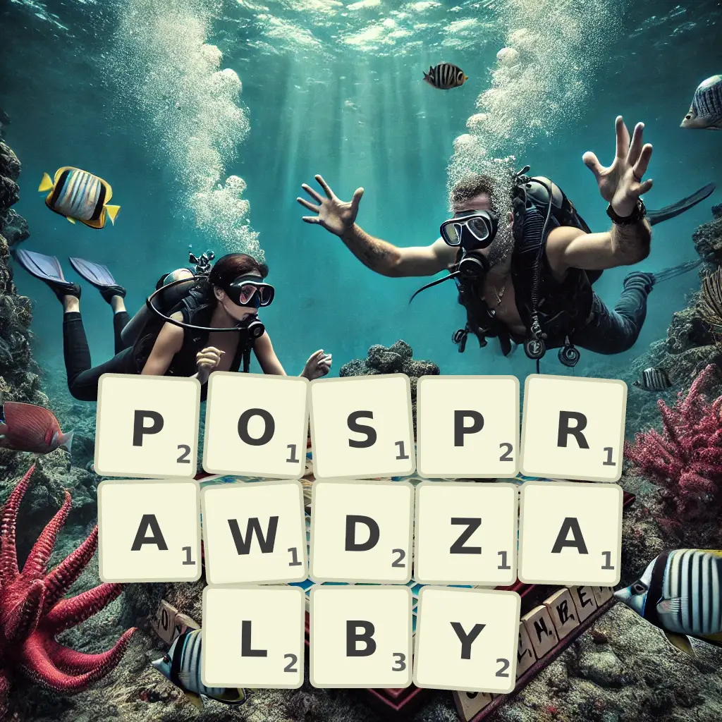 Słowa z liter POSPRAWDZAŁBY