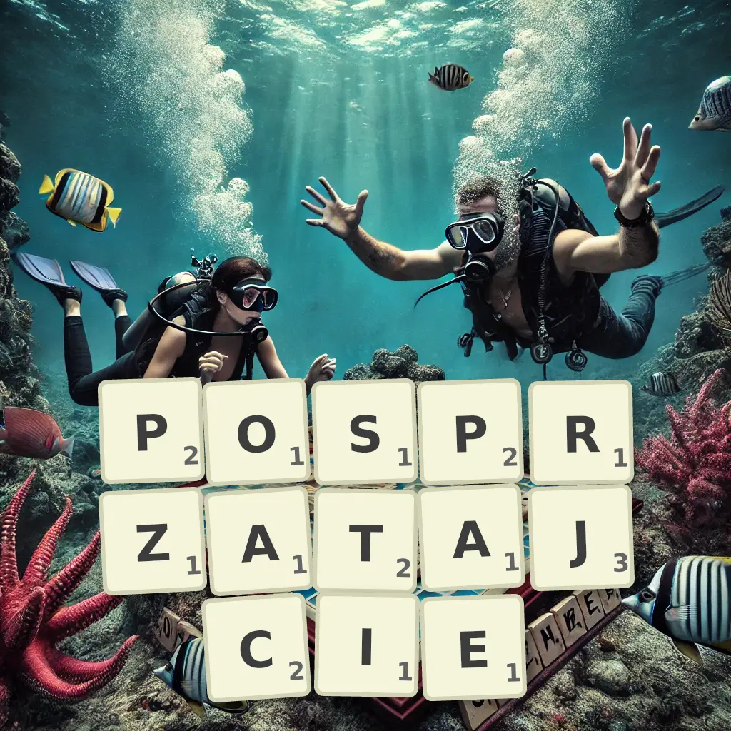 Słowa z liter POSPRZĄTAJCIE