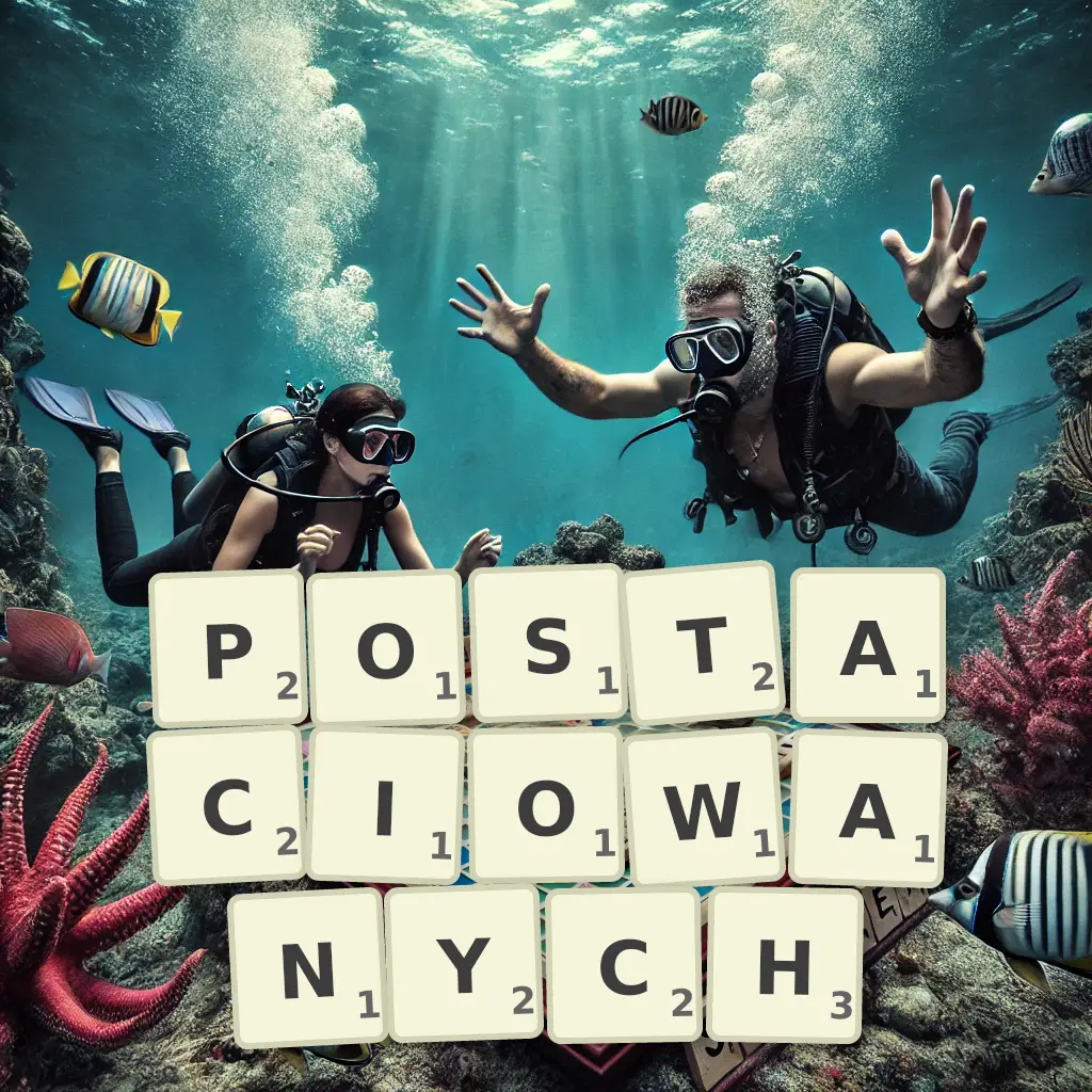 Słowa z liter POSTACIOWANYCH