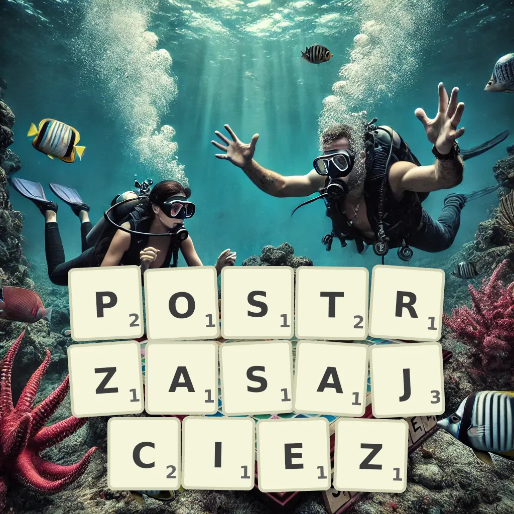 Słowa z liter POSTRZĄSAJCIEŻ