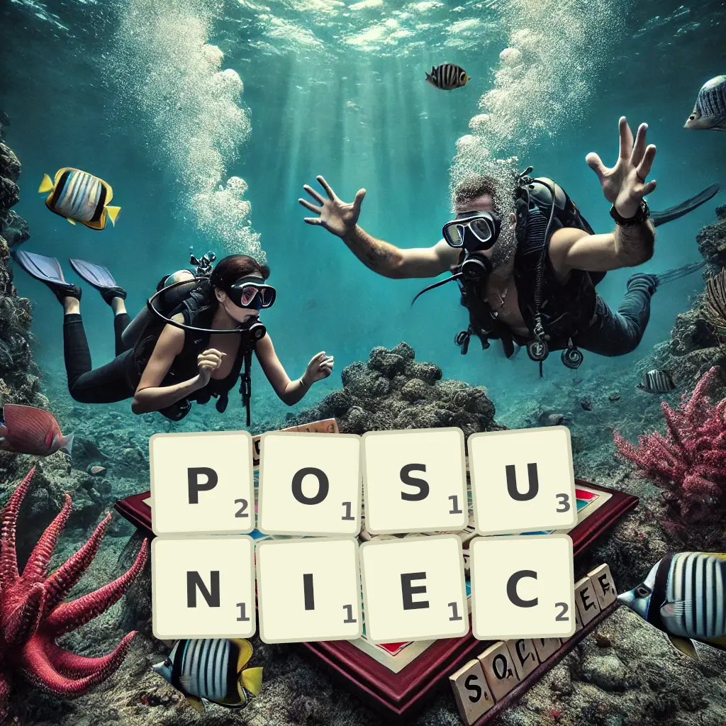 Słowa z liter POSUNIĘĆ