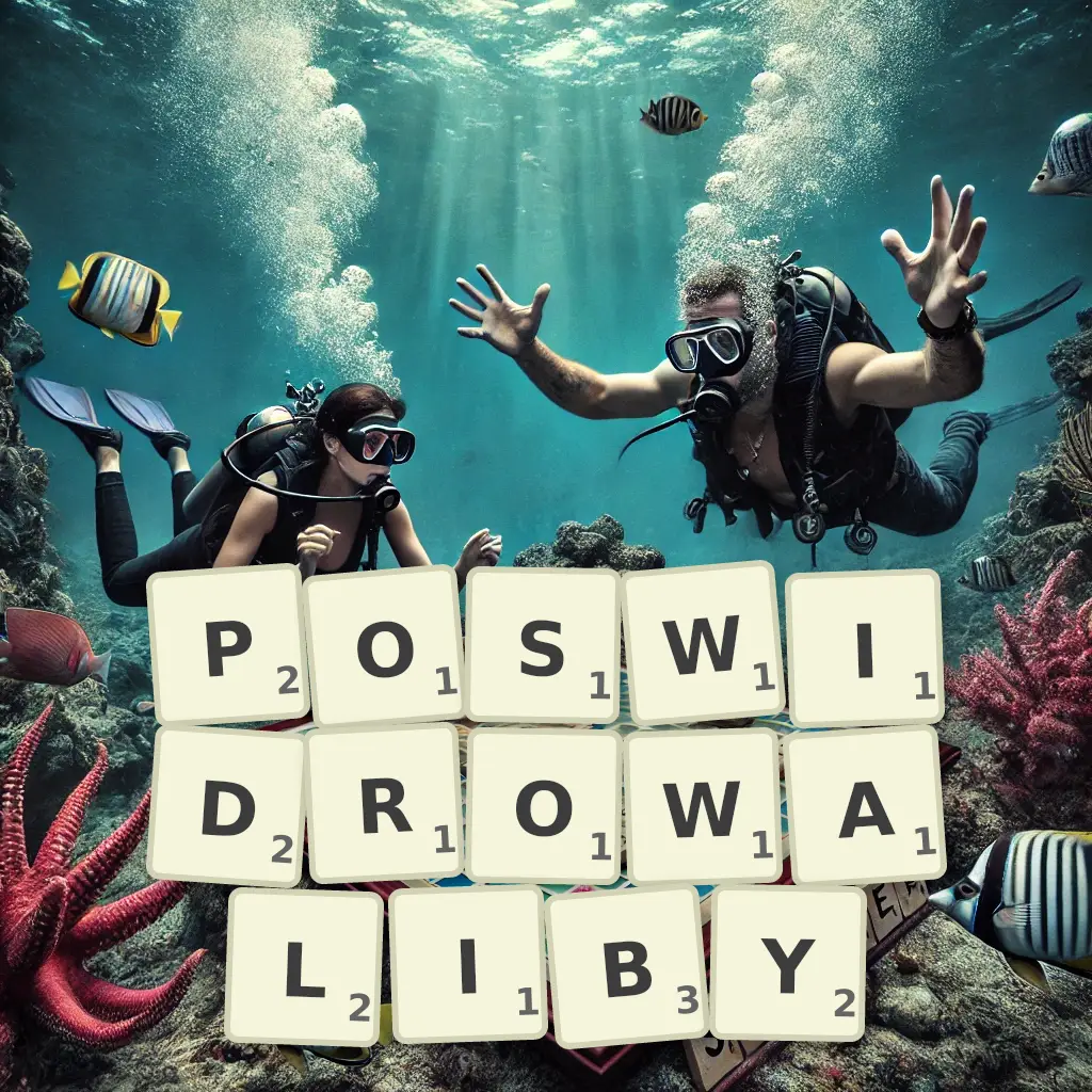Słowa z liter POŚWIDROWALIBY