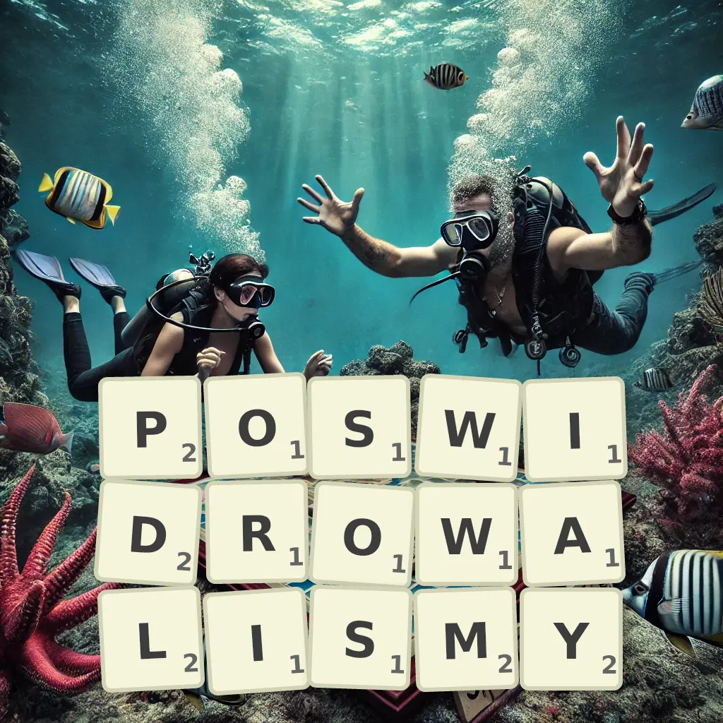 Lista słów z liter POŚWIDROWALIŚMY Słowa z liter POŚWIDROWALIŚMY