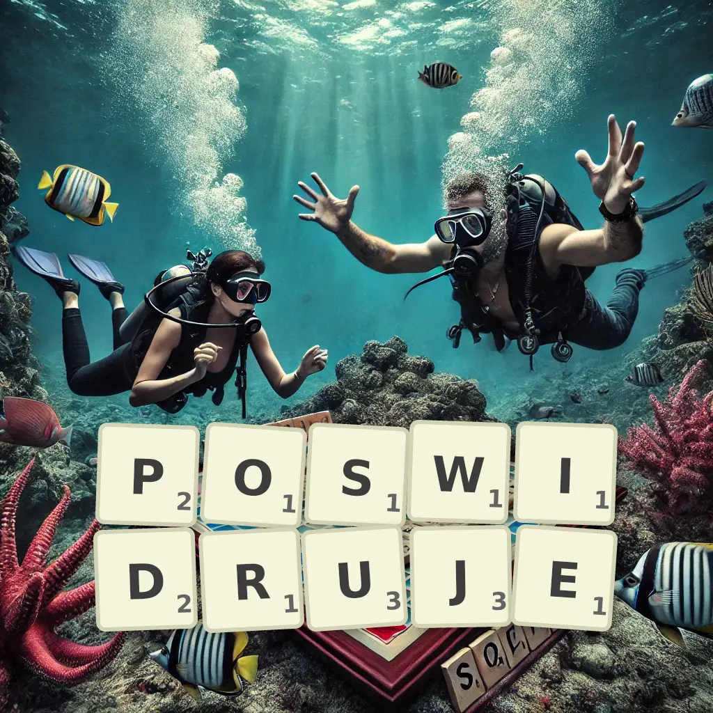 Słowa z liter POŚWIDRUJE