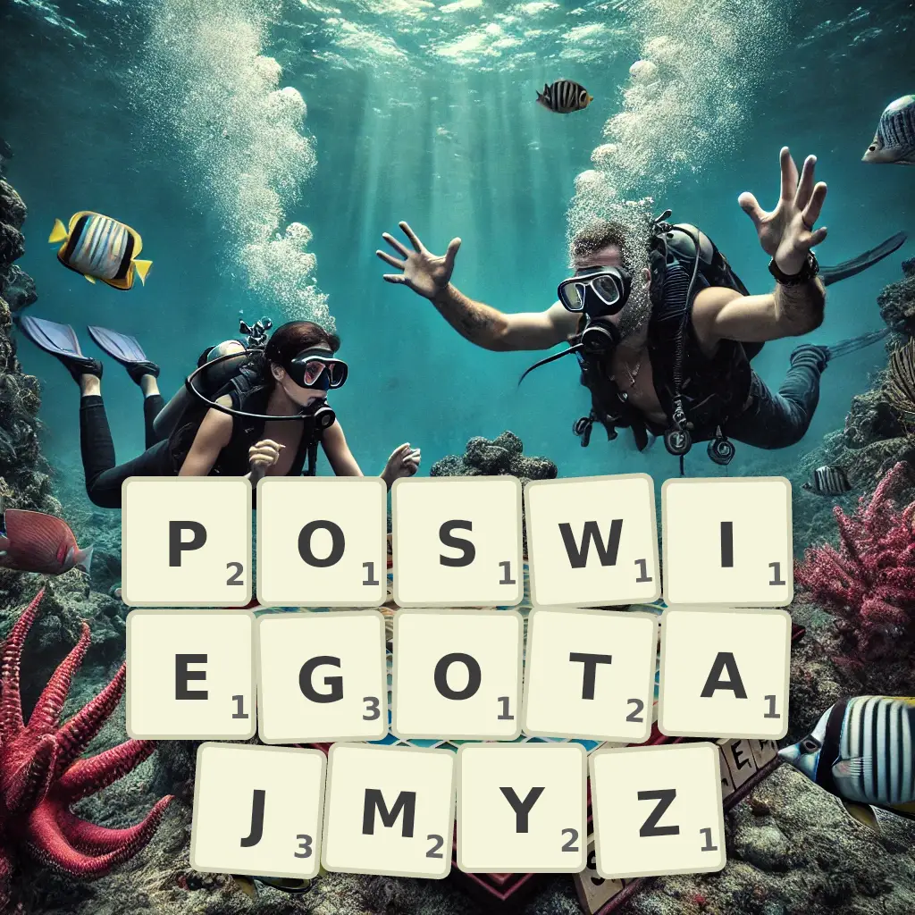 Słowa z liter POŚWIEGOTAJMYŻ
