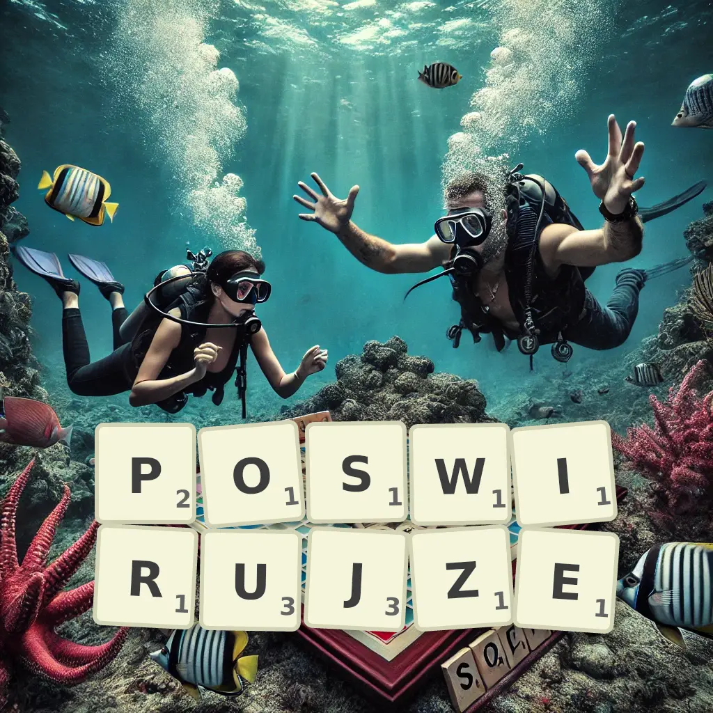 Słowa z liter POŚWIRUJŻE