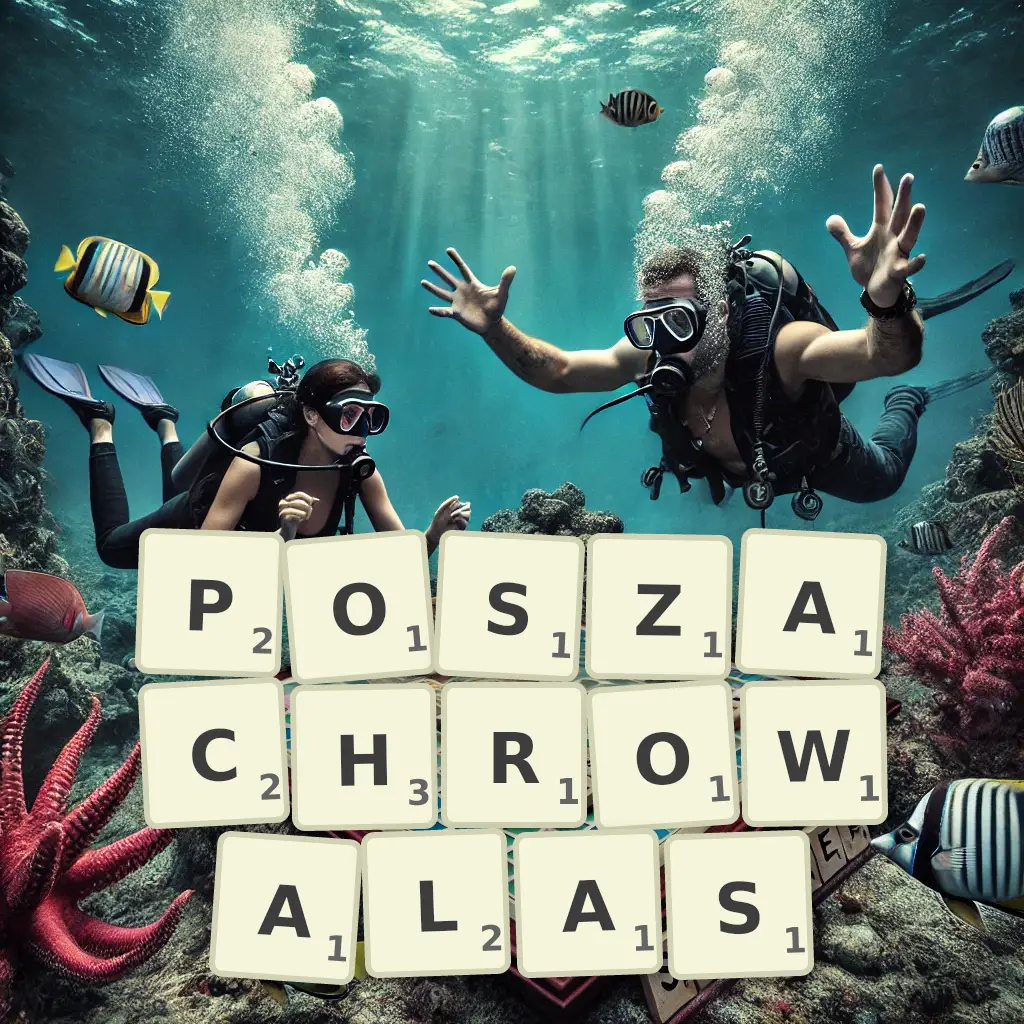 Słowa z liter POSZACHROWAŁAŚ