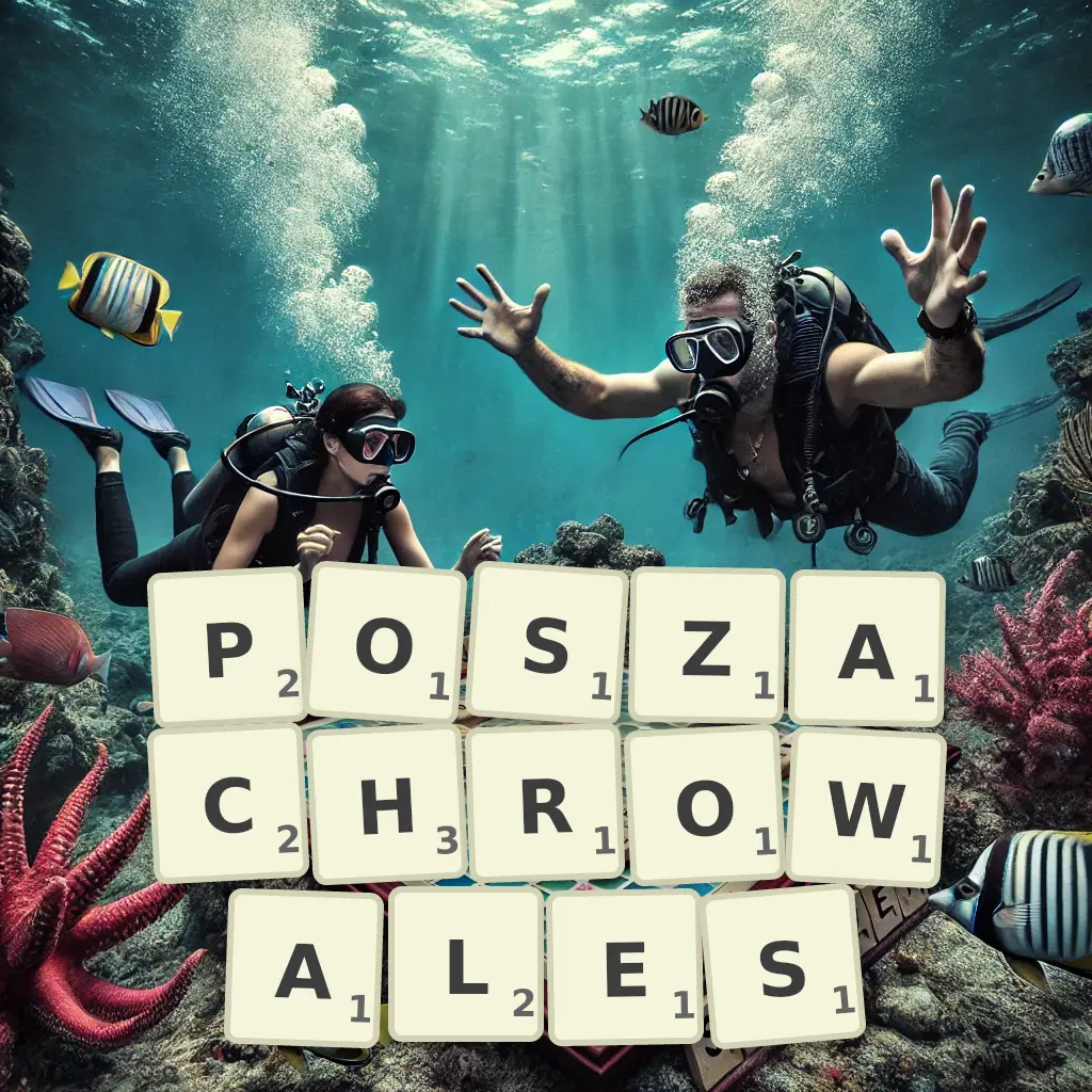 Słowa z liter POSZACHROWAŁEŚ