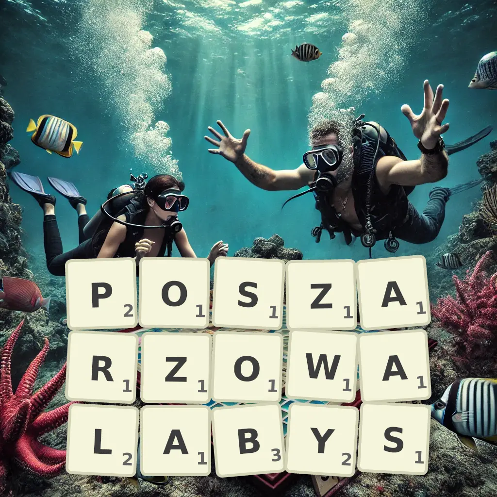 Słowa z liter POSZARŻOWAŁABYŚ