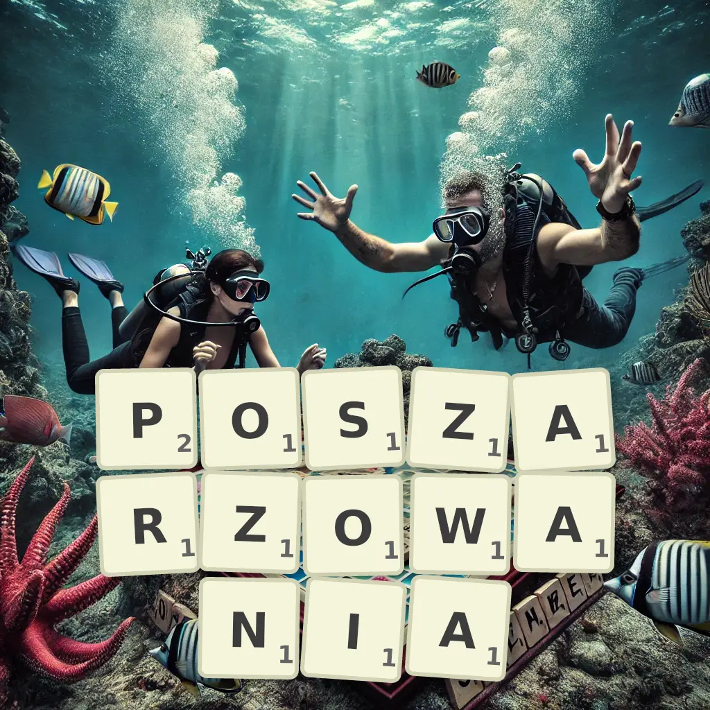 Lista słów z liter POSZARŻOWANIA Słowa z liter POSZARŻOWANIA
