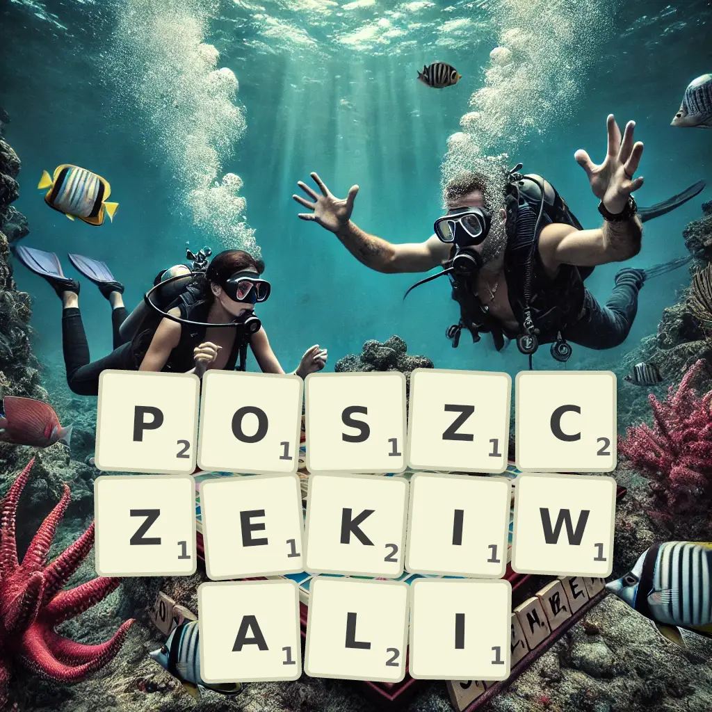 Słowa z liter POSZCZEKIWALI
