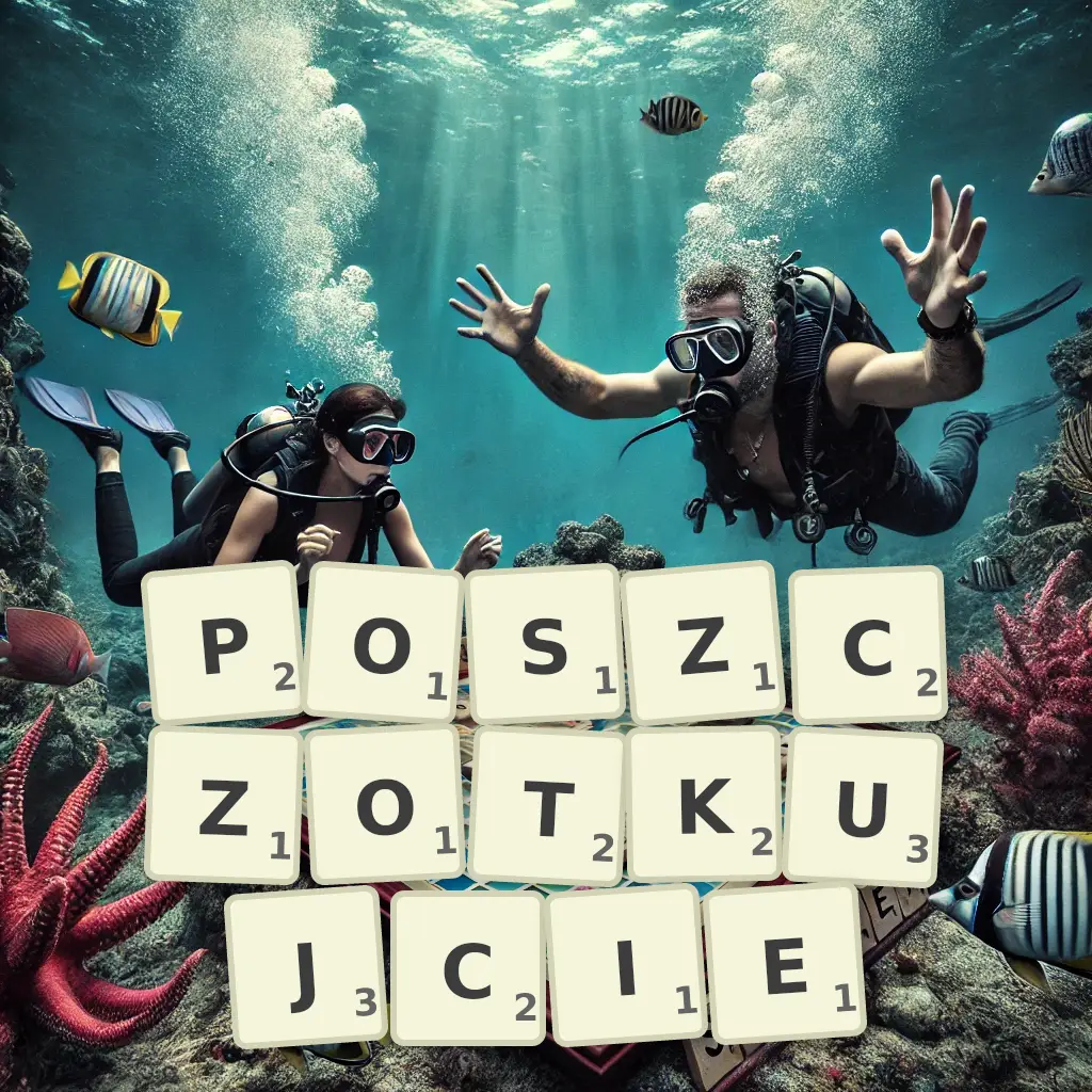 Słowa z liter POSZCZOTKUJCIE