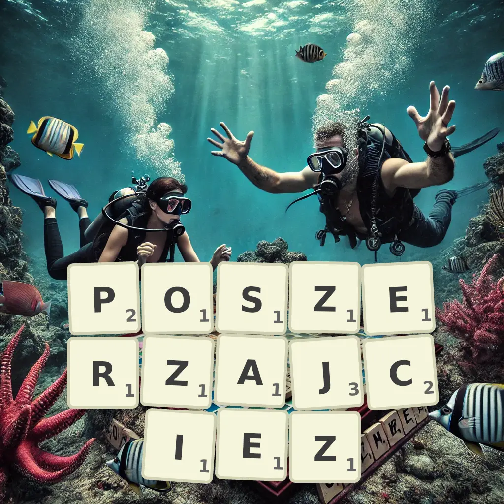 Słowa z liter POSZERZAJCIEŻ
