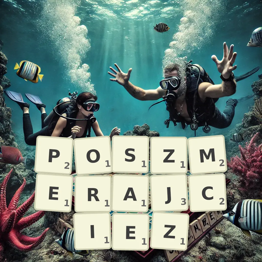 Słowa z liter POSZMERAJCIEŻ