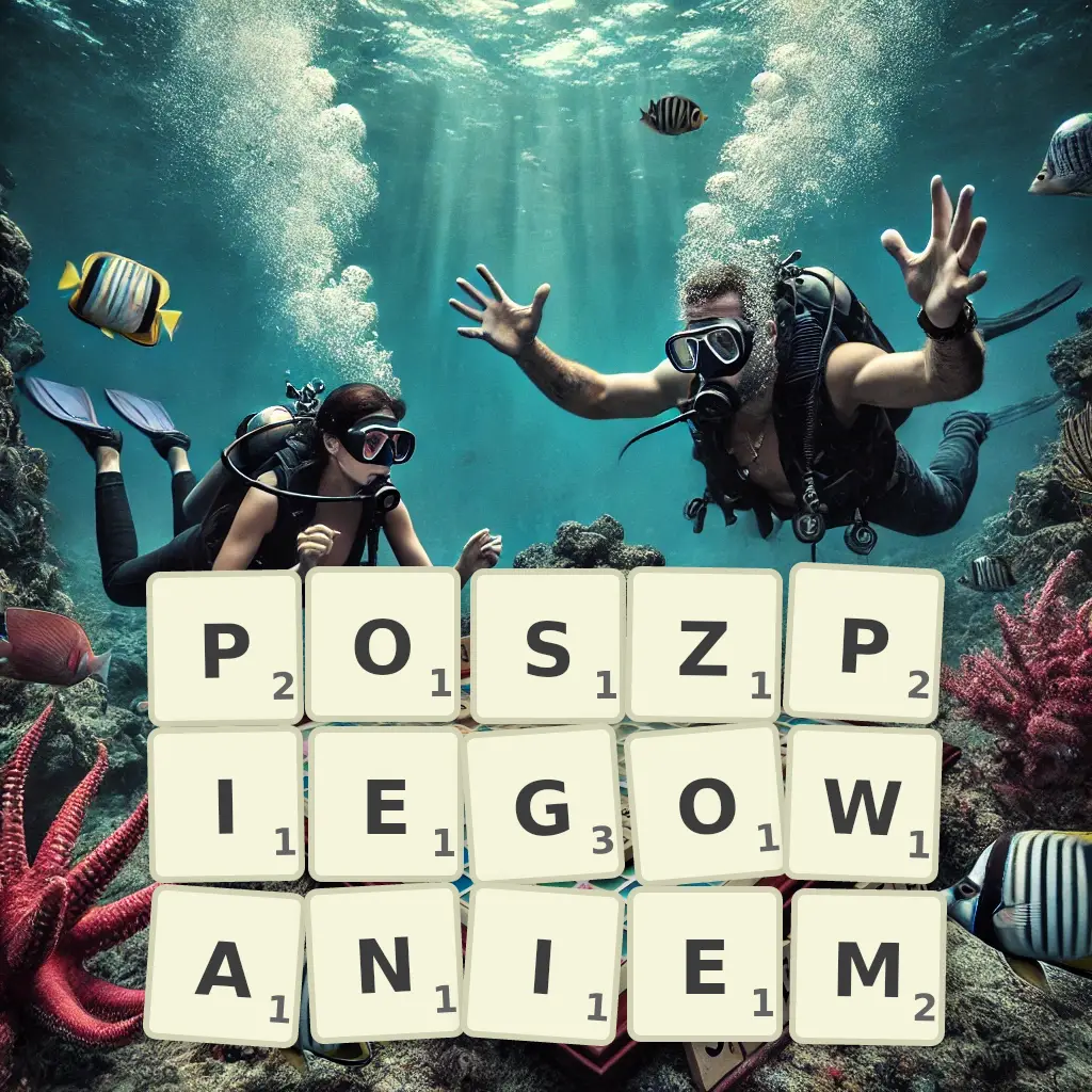 Lista słów z liter POSZPIEGOWANIEM Słowa z liter POSZPIEGOWANIEM