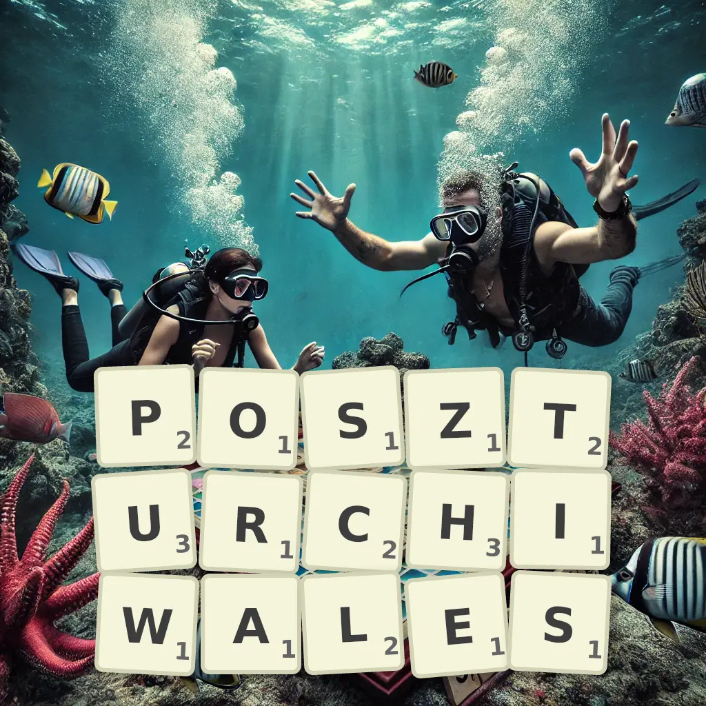 Słowa z liter POSZTURCHIWAŁEŚ