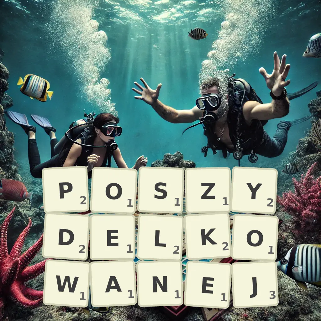 Słowa z liter POSZYDEŁKOWANEJ