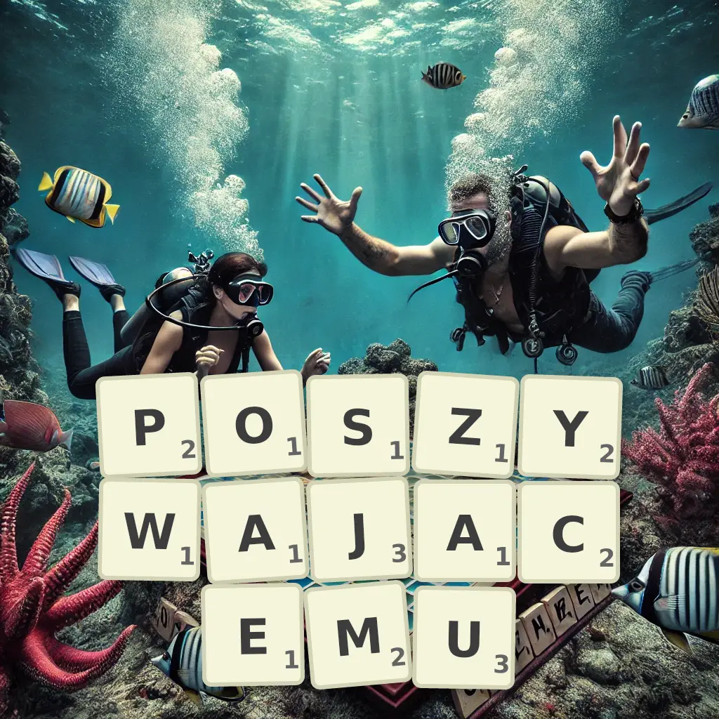 Słowa z liter POSZYWAJĄCEMU