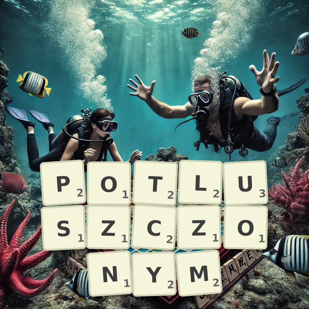 Słowa z liter POTŁUSZCZONYM