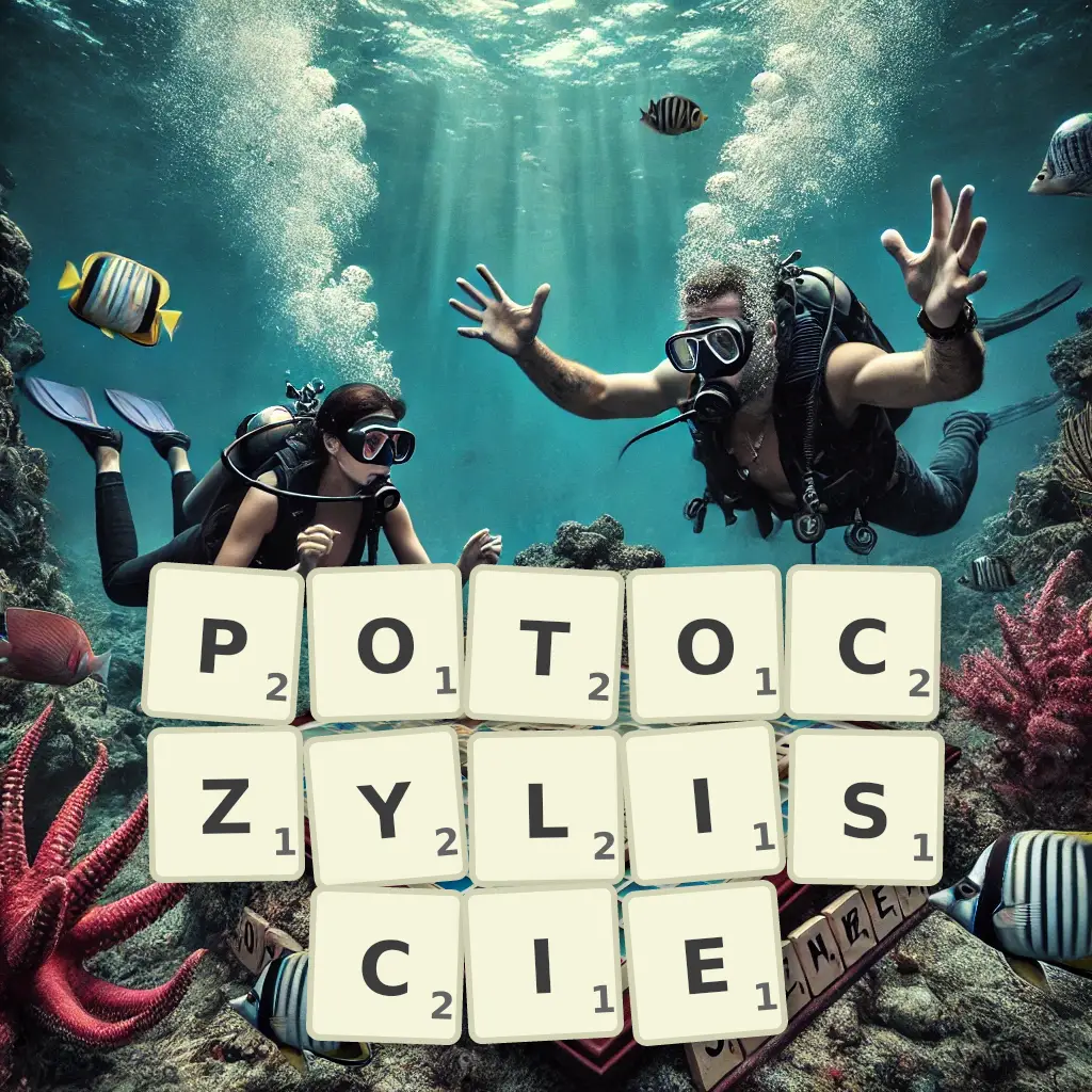 Słowa z liter POTOCZYLIŚCIE