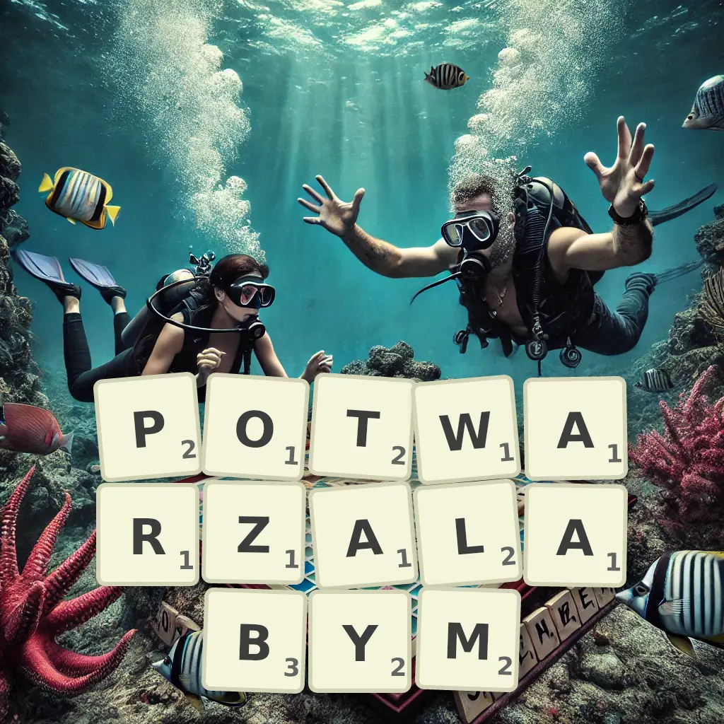 Słowa z liter POTWARZAŁABYM