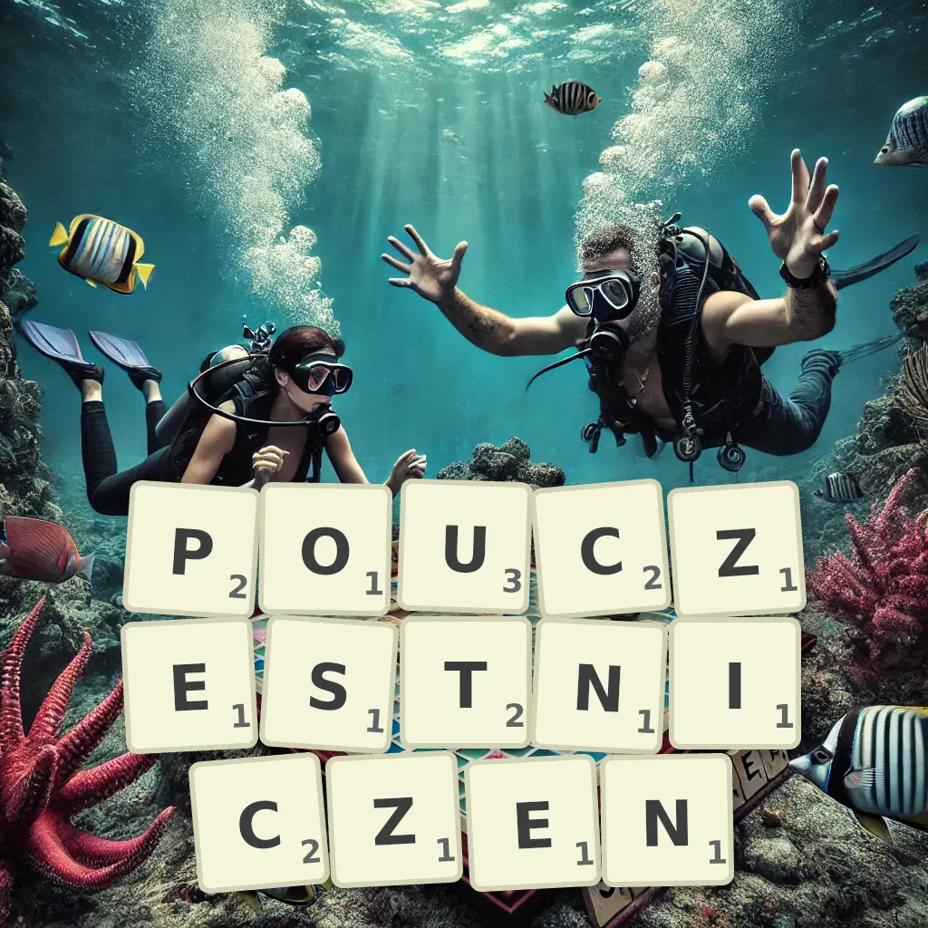 Słowa z liter POUCZESTNICZEŃ
