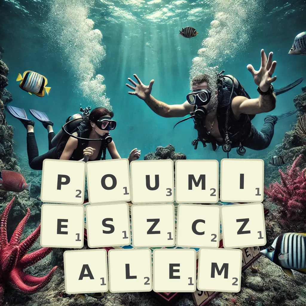 Słowa z liter POUMIESZCZAŁEM