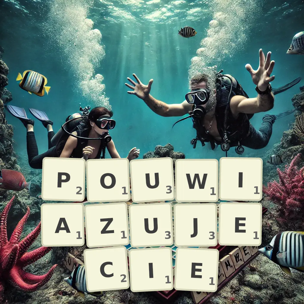 Lista słów z liter POUWIĄZUJECIE Słowa z liter POUWIĄZUJECIE